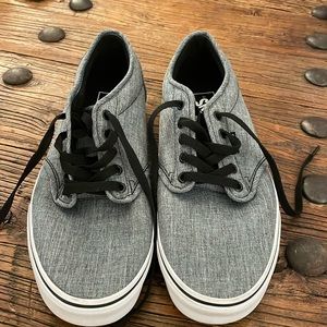 Vans Mens Atwood Rock Textile Grey Black White Casual Shoes size 11.0